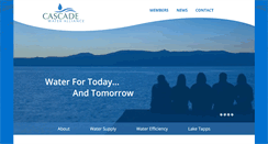 Desktop Screenshot of cascadewater.org