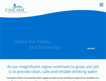 Tablet Screenshot of cascadewater.org