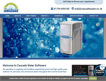 Tablet Screenshot of cascadewater.co.uk